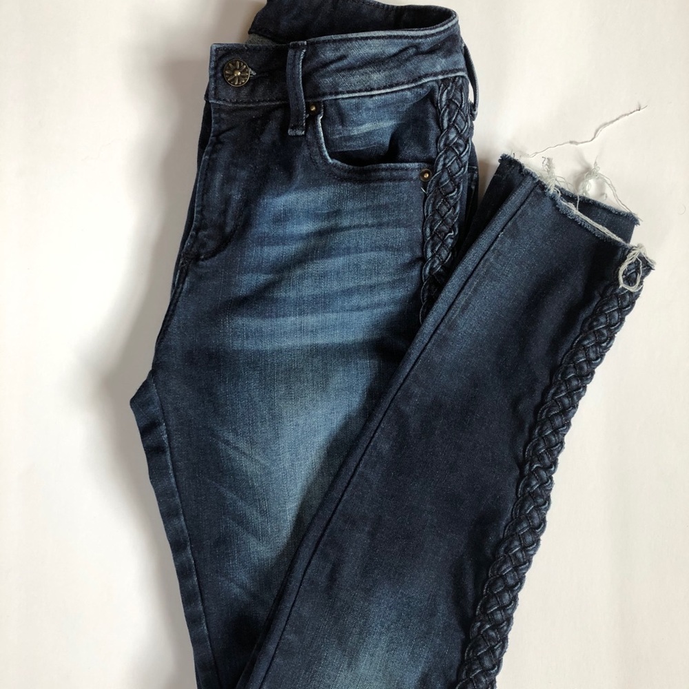 Driftwood Jackie braided jeans